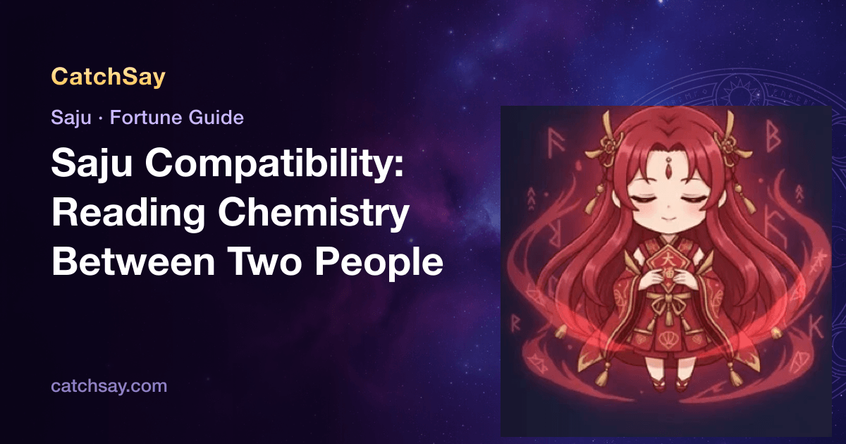 Saju Compatibility: Reading Chemistry Between Two People