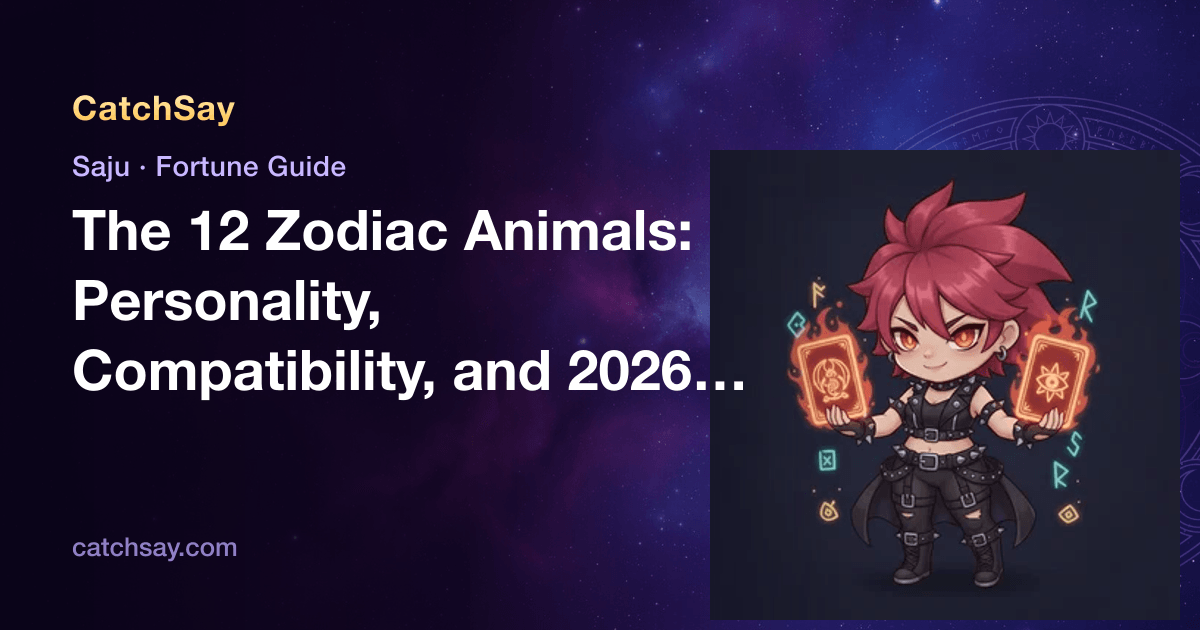 The 12 Zodiac Animals: Personality, Compatibility, and 2026 Forecast