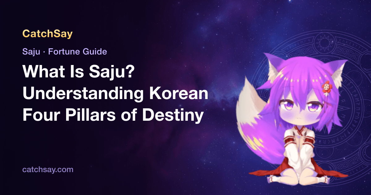 What Is Saju? Understanding Korean Four Pillars of Destiny